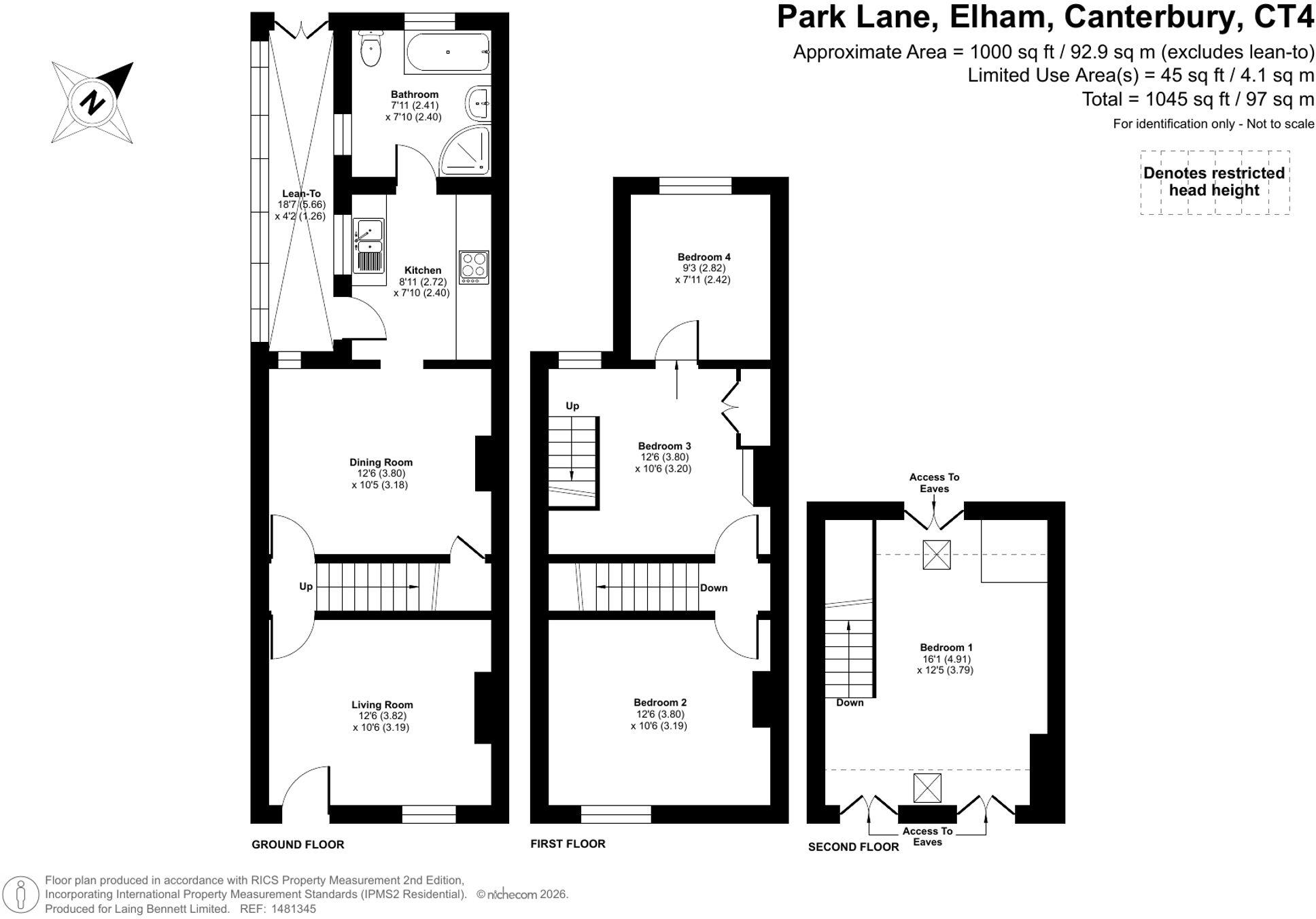 Park Lane, Elham, CT4 floorplan