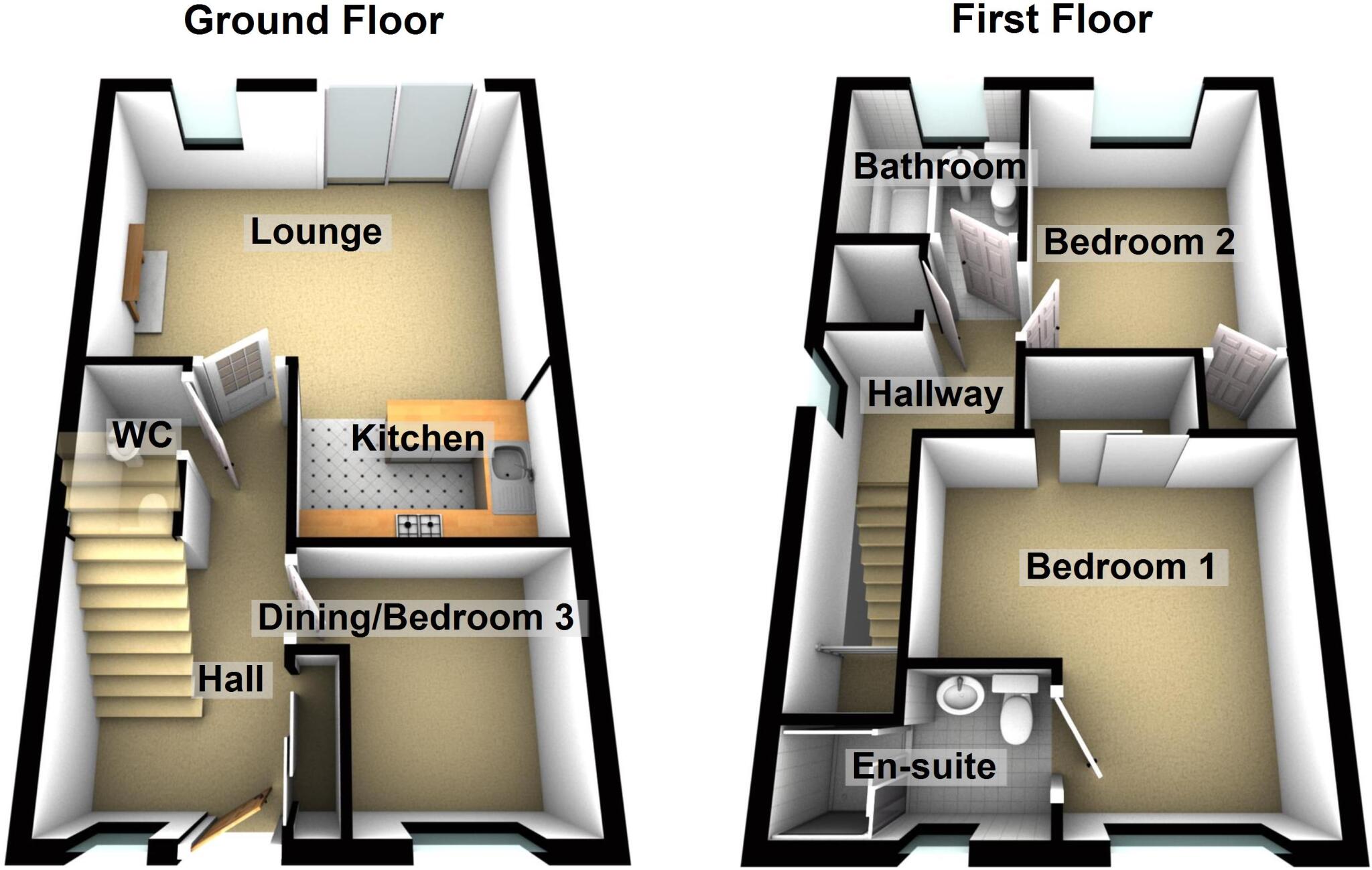 21B, Ruthven Street, Auchterarder floorplan