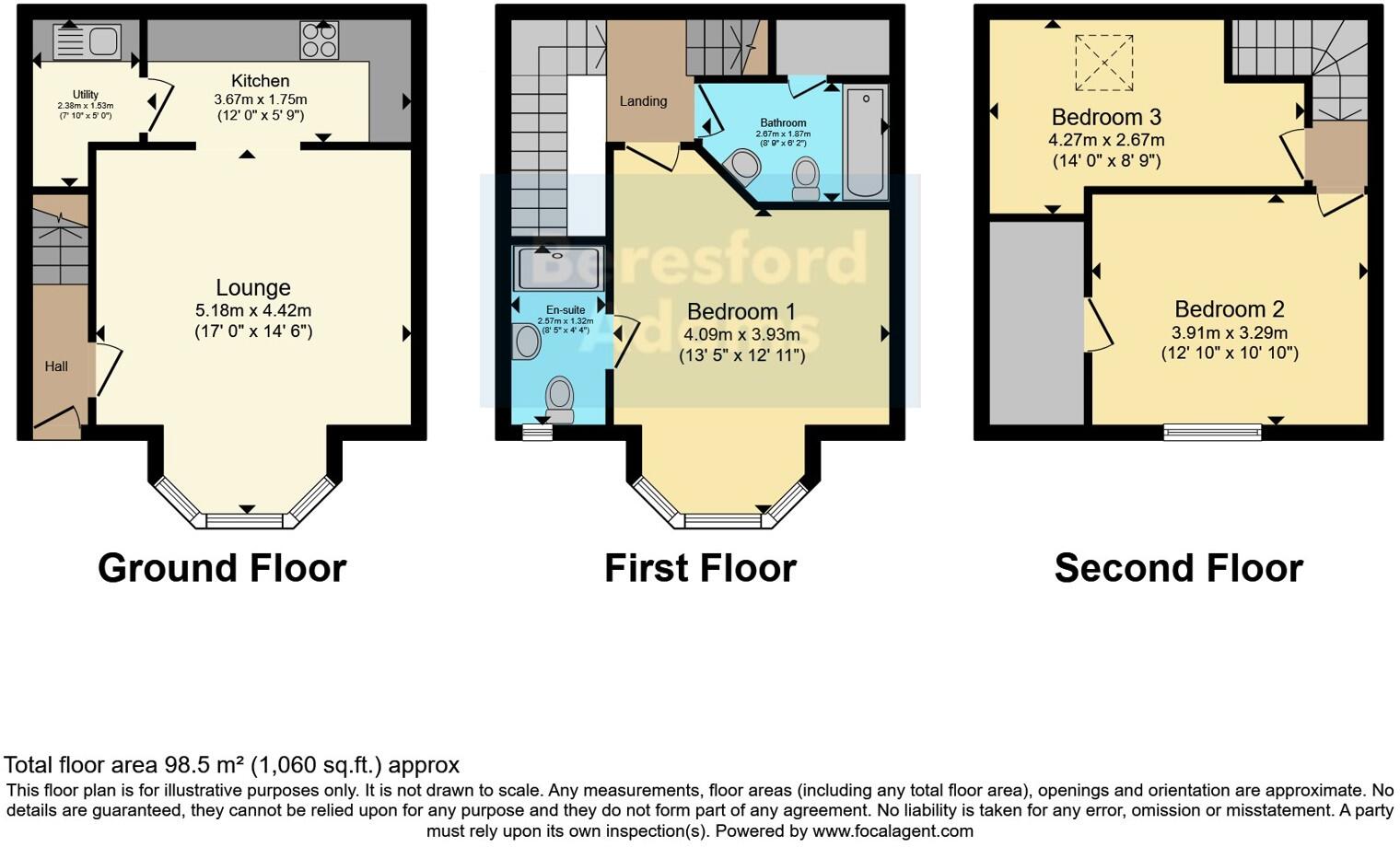 Greenfield Road, Colwyn Bay, Conwy, LL29 floorplan