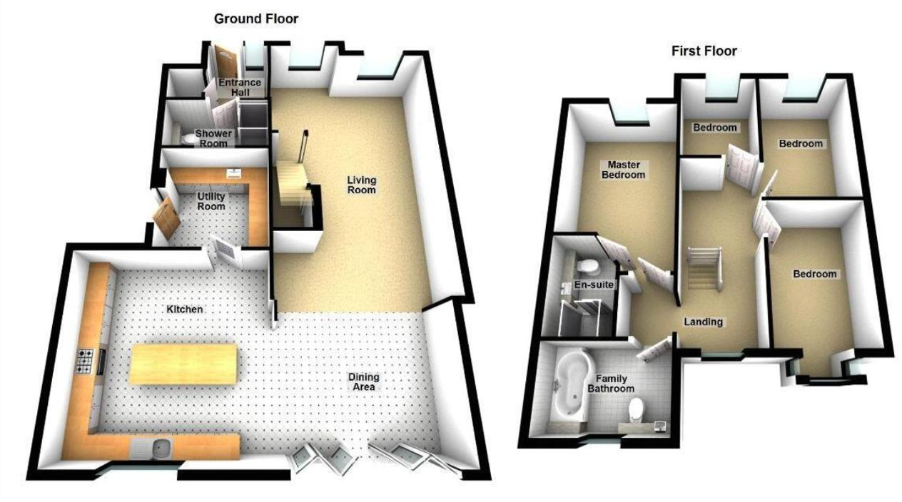 202, The Mallards, Leominster, Herefordshire, HR6 8UN floorplan