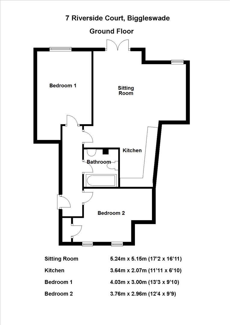 Riverside Court, Biggleswade floorplan