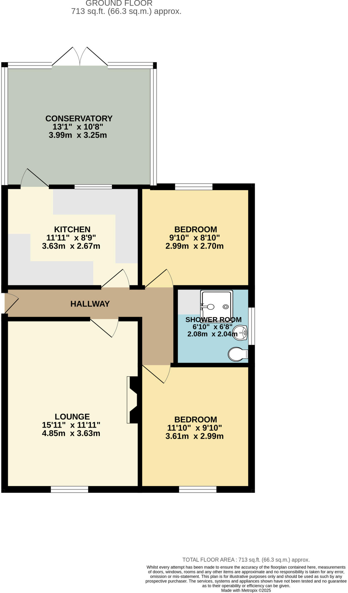 Windermere Avenue, North Hykeham, LN6 floorplan