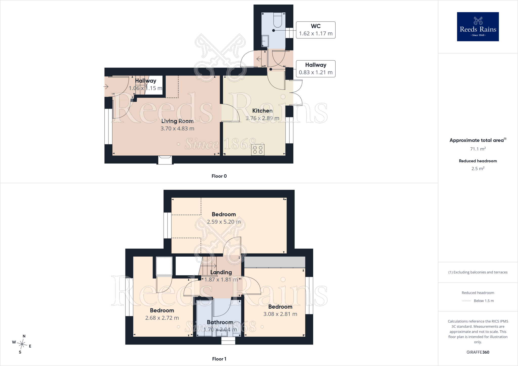 Jasmine Gardens, Castleford, West Yorkshire, WF10 floorplan