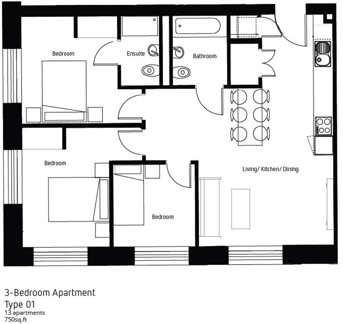 Sylvester Street, Sheffield, S1 floorplan