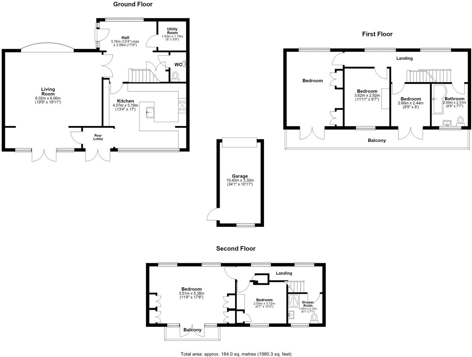 Mill Lane, Blue Bell Hill, ME5 9RB floorplan