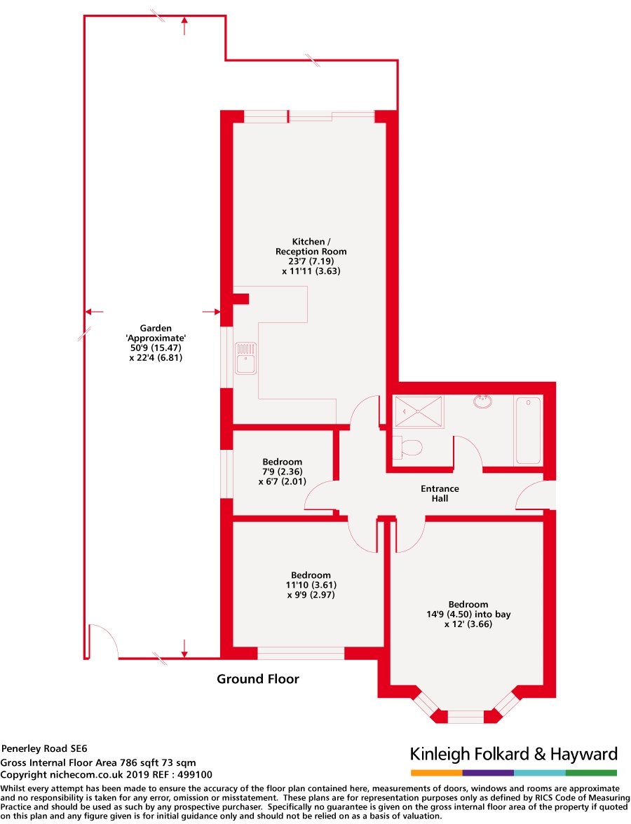 1 Penerley Road, London, SE6 floorplan