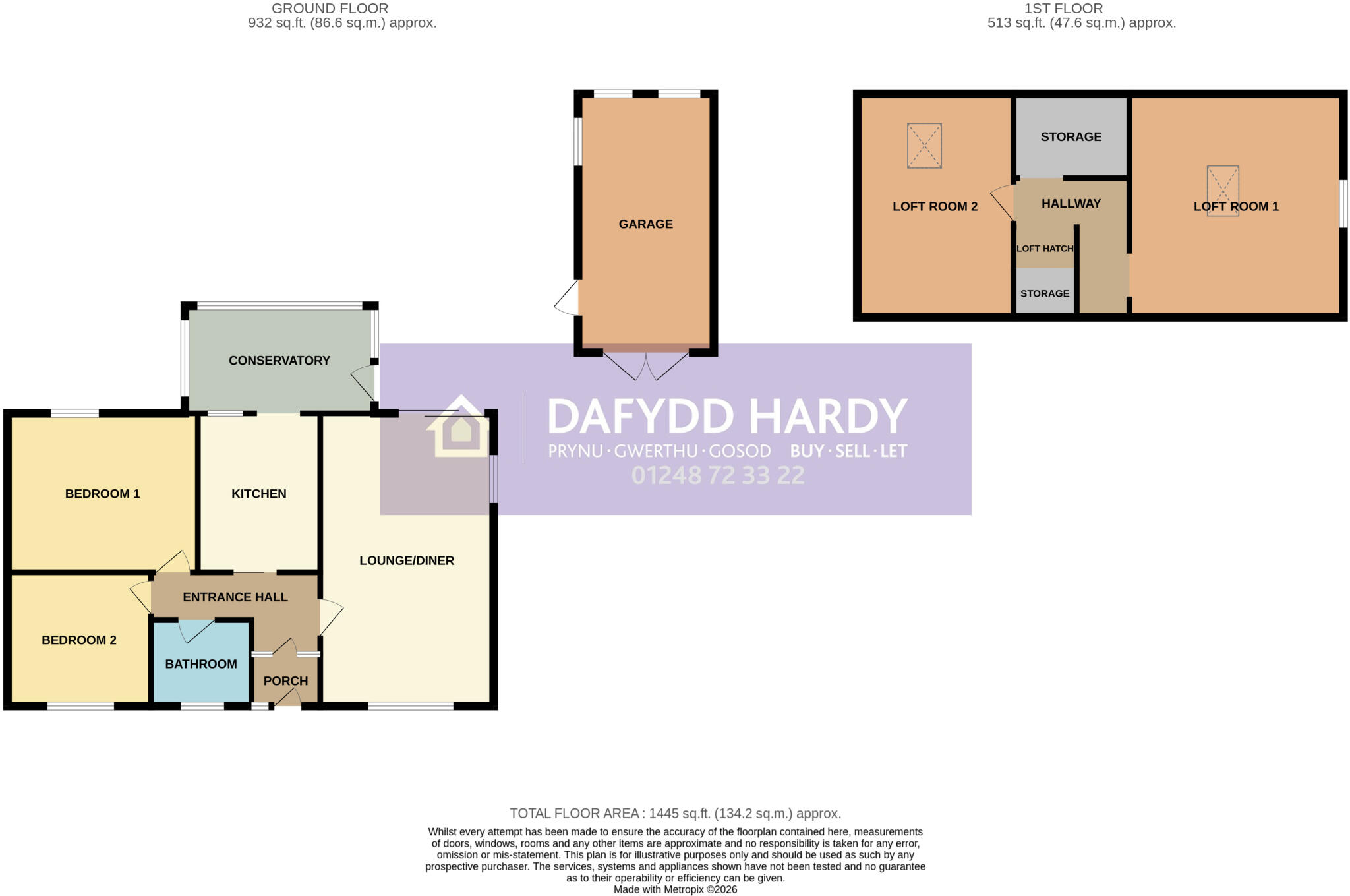 Dulas Close, Rhos on Sea, Colwyn Bay, Conwy, LL28 floorplan