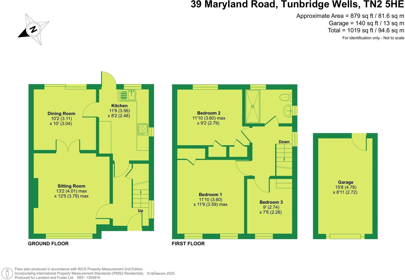 Maryland Road, Tunbridge Wells floorplan