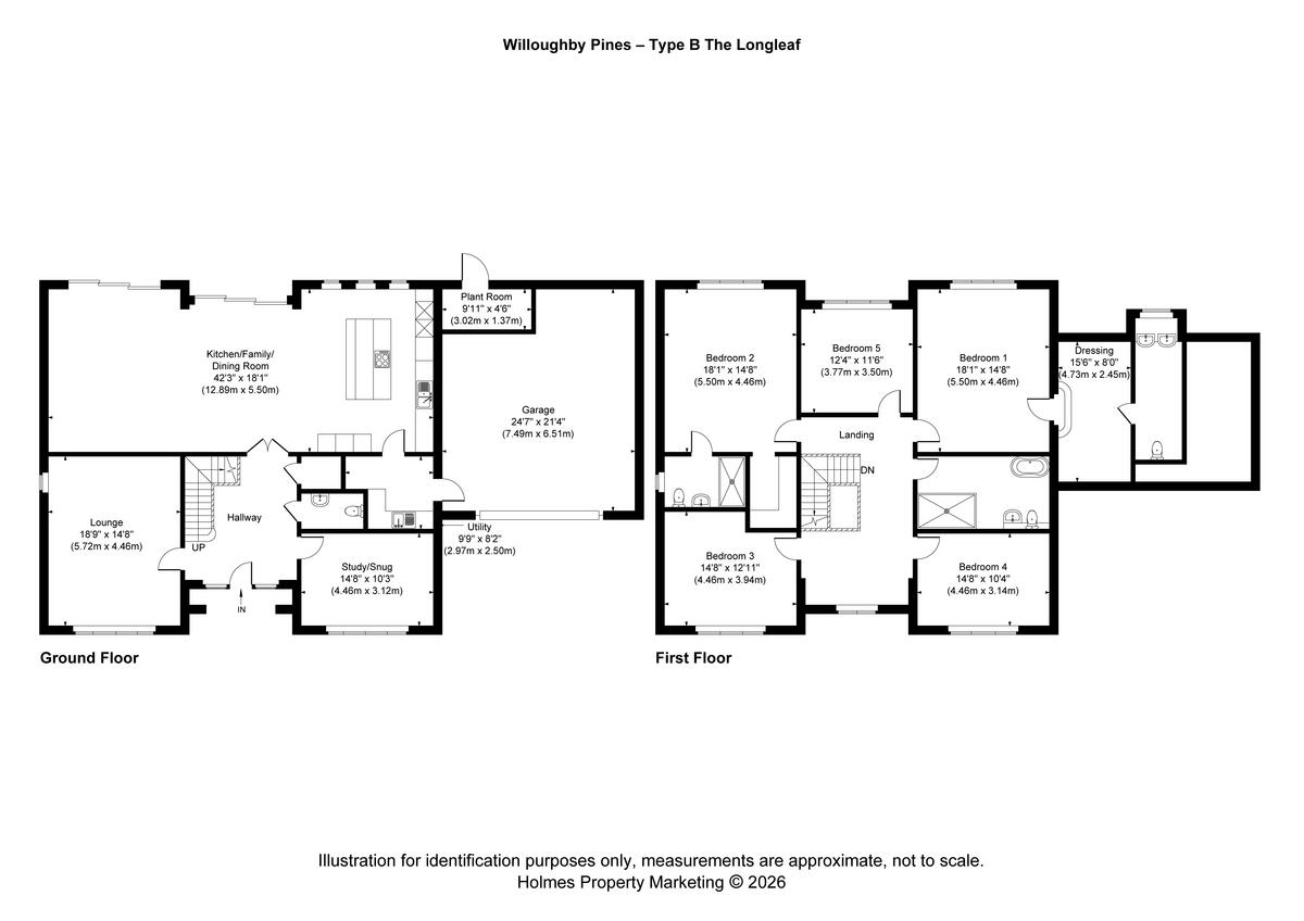 The Longleaf, Willoughby Pines, Mansfield, NG18 floorplan