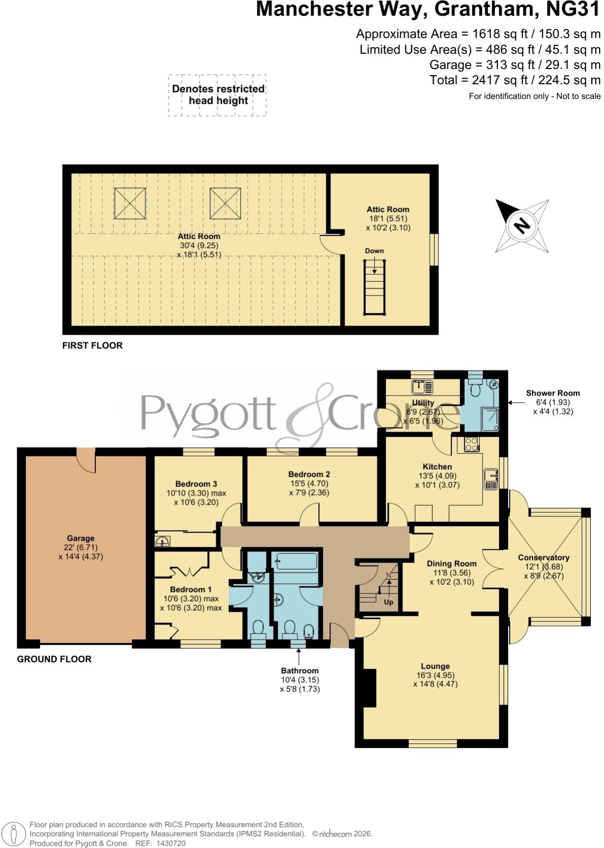 Manchester Way, Grantham, Lincolnshire, NG31 floorplan