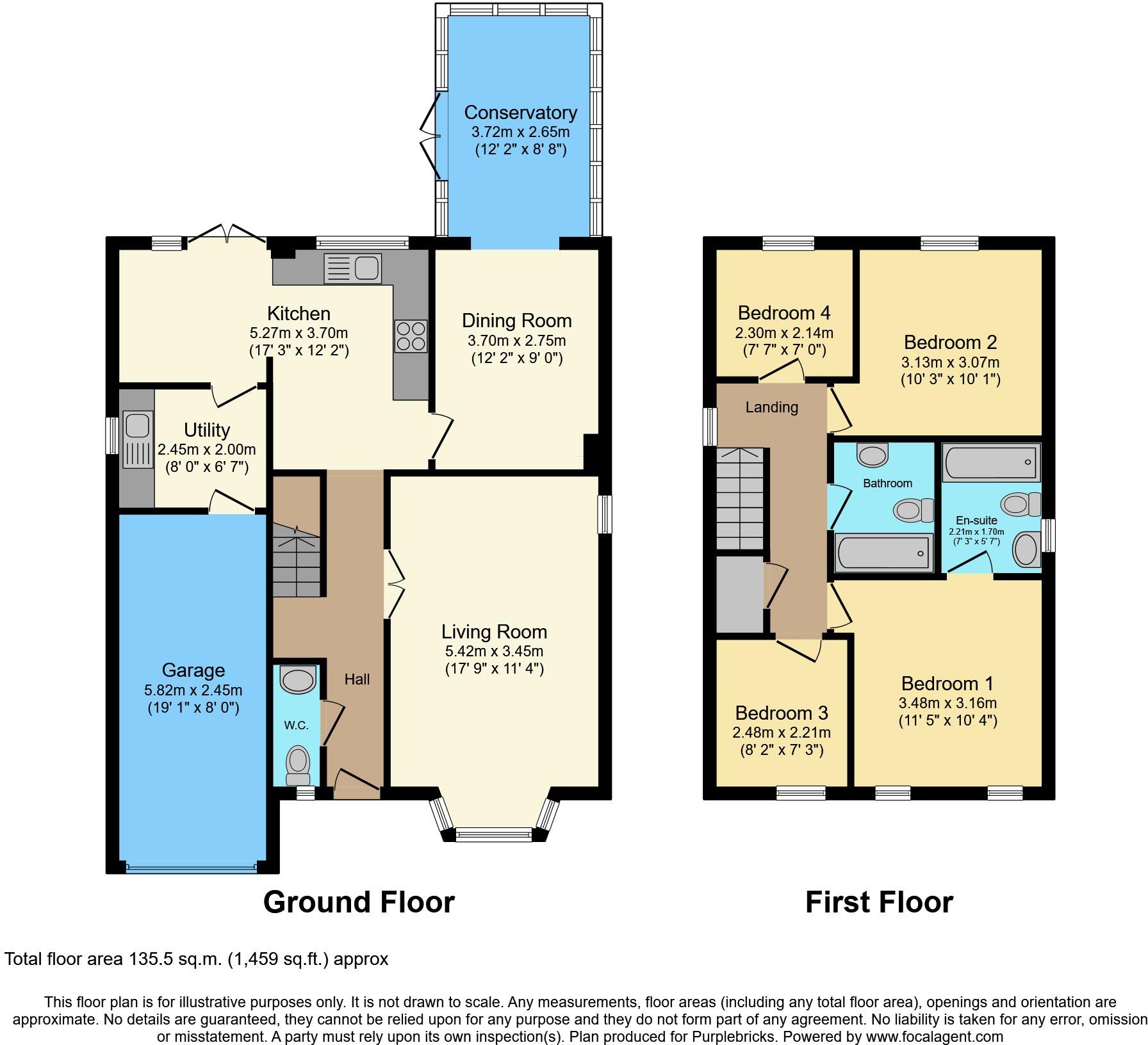 Swan Meadow, Nottingham, NG4 floorplan