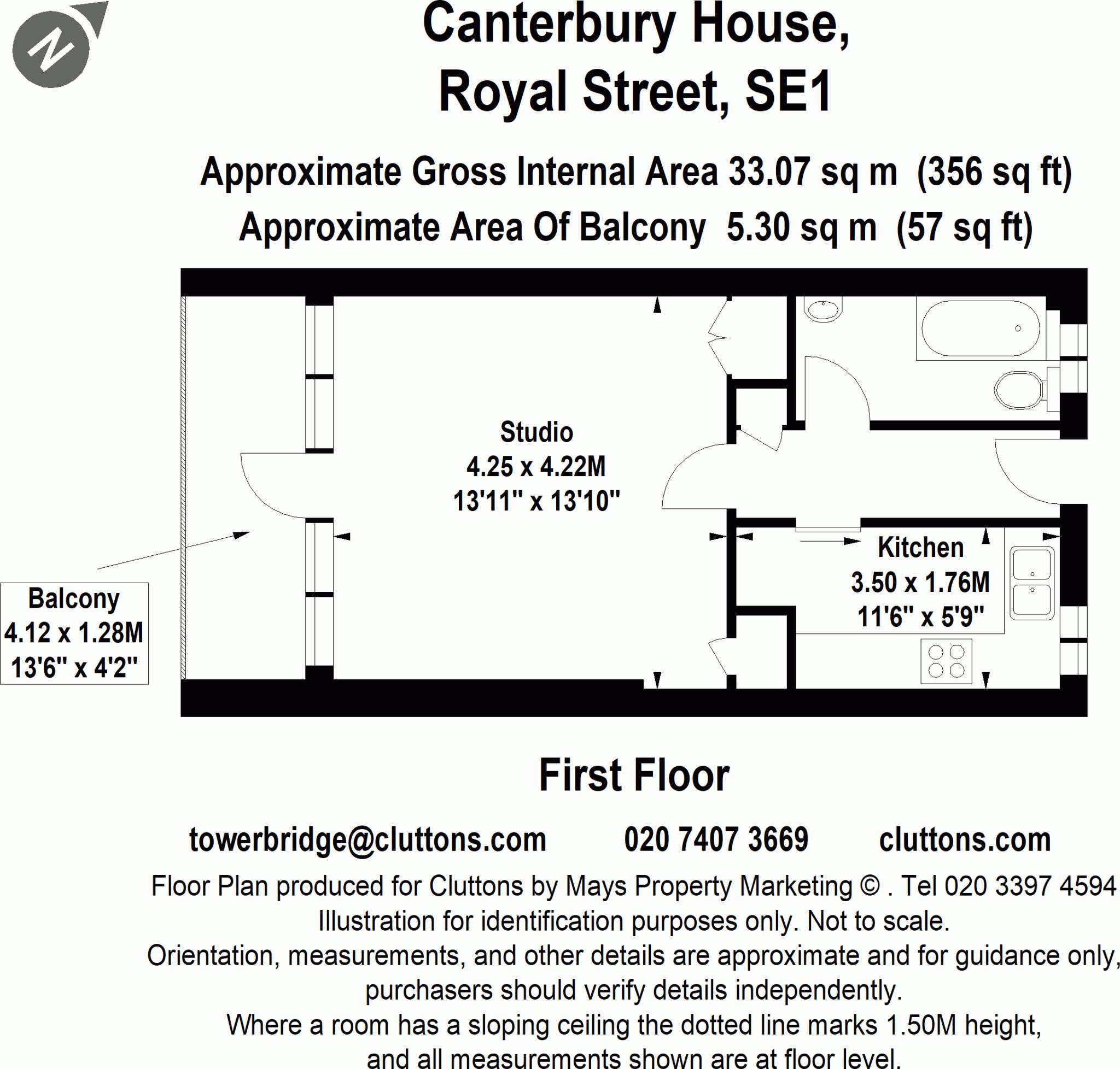 Royal Street Waterloo SE1 floorplan