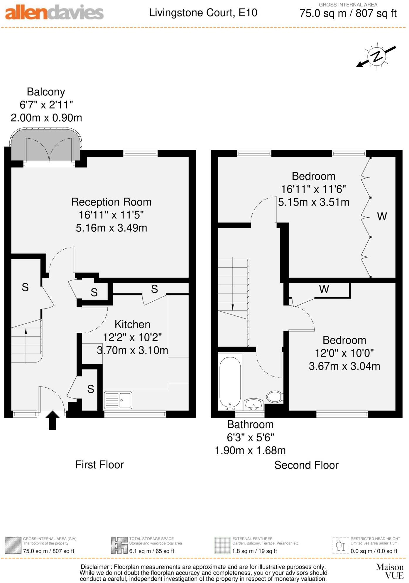 Matlock Road, Leyton floorplan