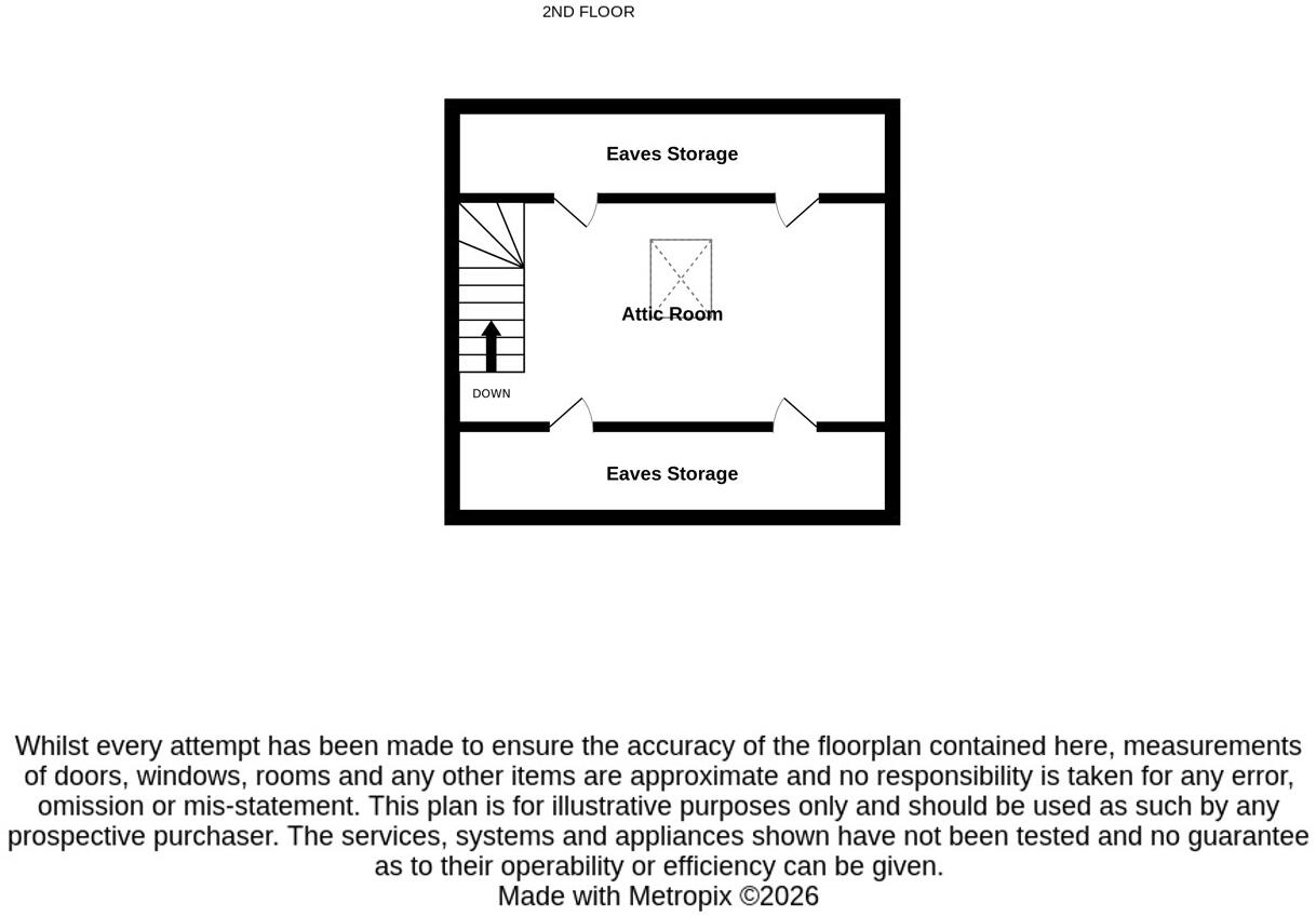 38 Upper Sackville Street, Skipton, BD23 2EB floorplan