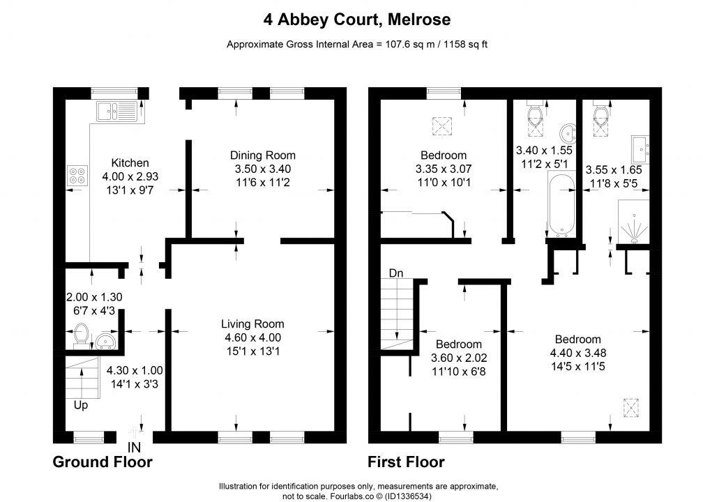 4 Abbey Court, Melrose, TD6 9LR floorplan
