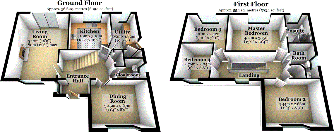 Manningham Drive, Stanwick, Northamptonshire, NN9 floorplan