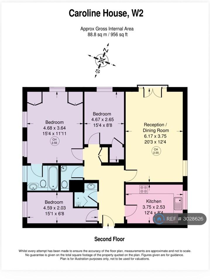 Caroline House, London, W2 floorplan