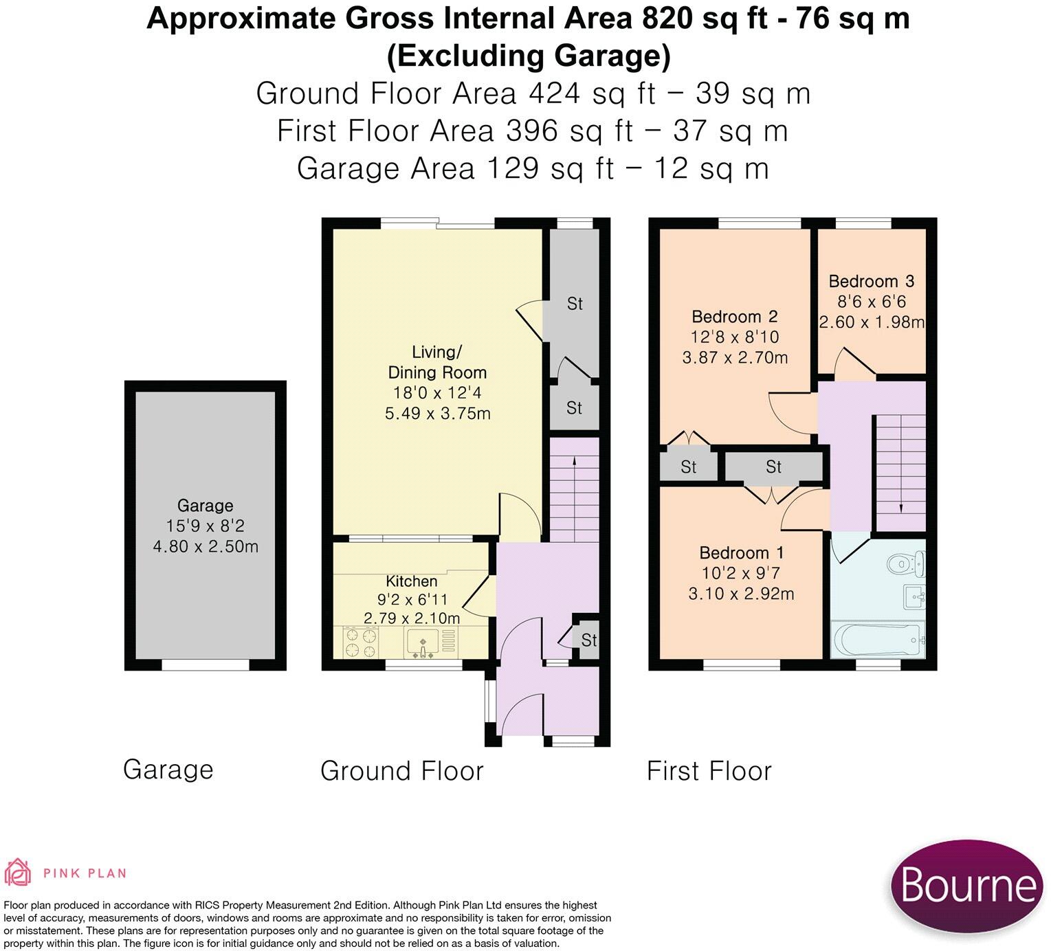 Lakeside Close, St. John's, Woking, Surrey, GU21 floorplan