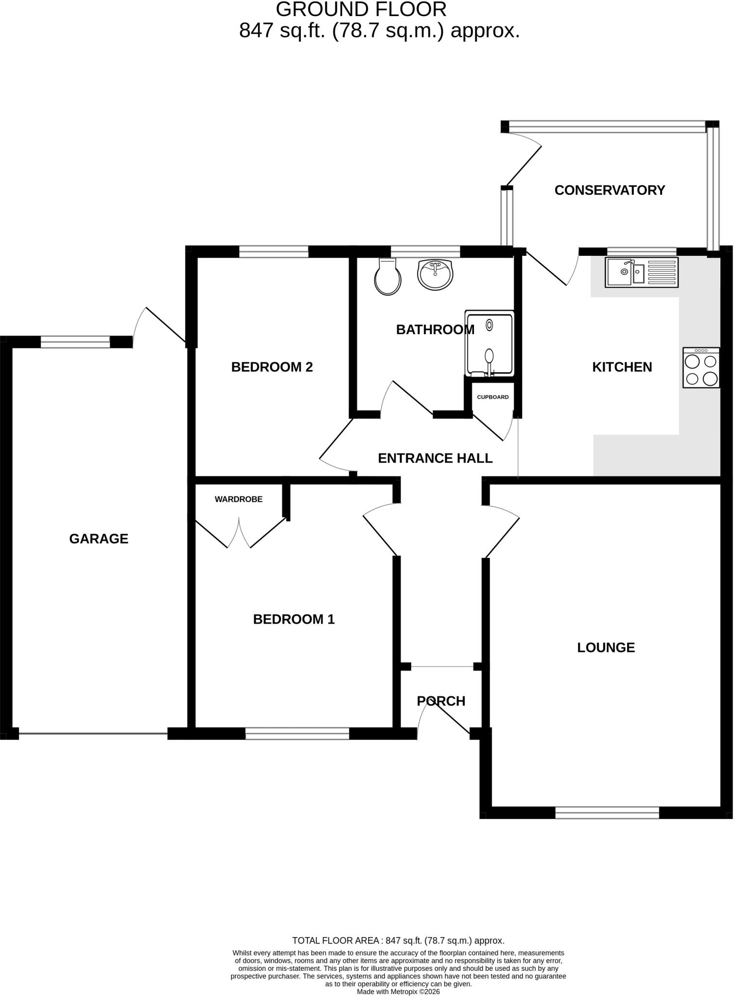 Lower Touches, Chard, Somerset, TA20 floorplan