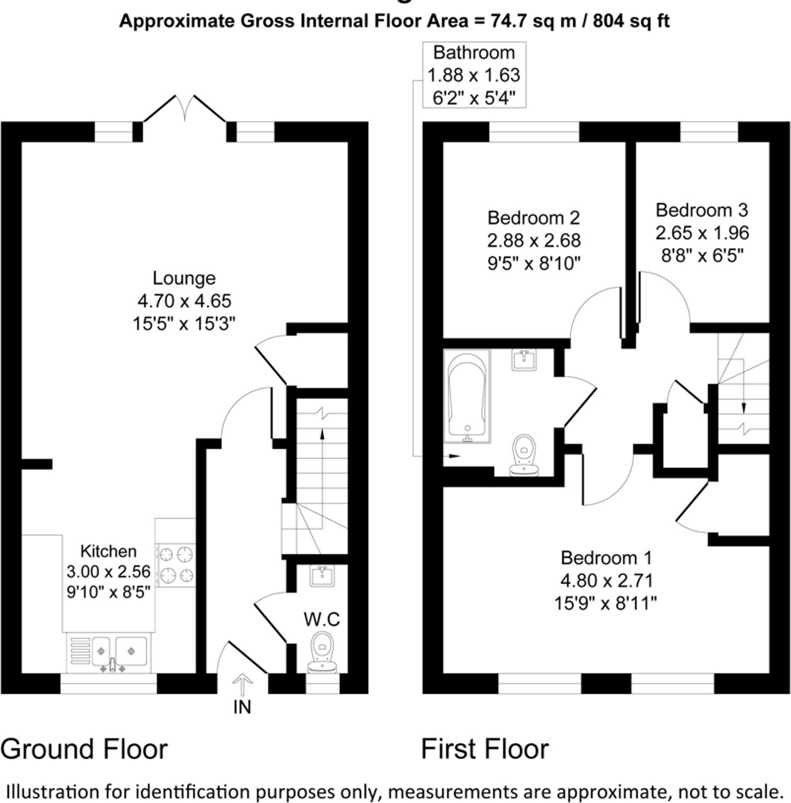 Augustus Avenue, Fordingbridge, SP6 floorplan