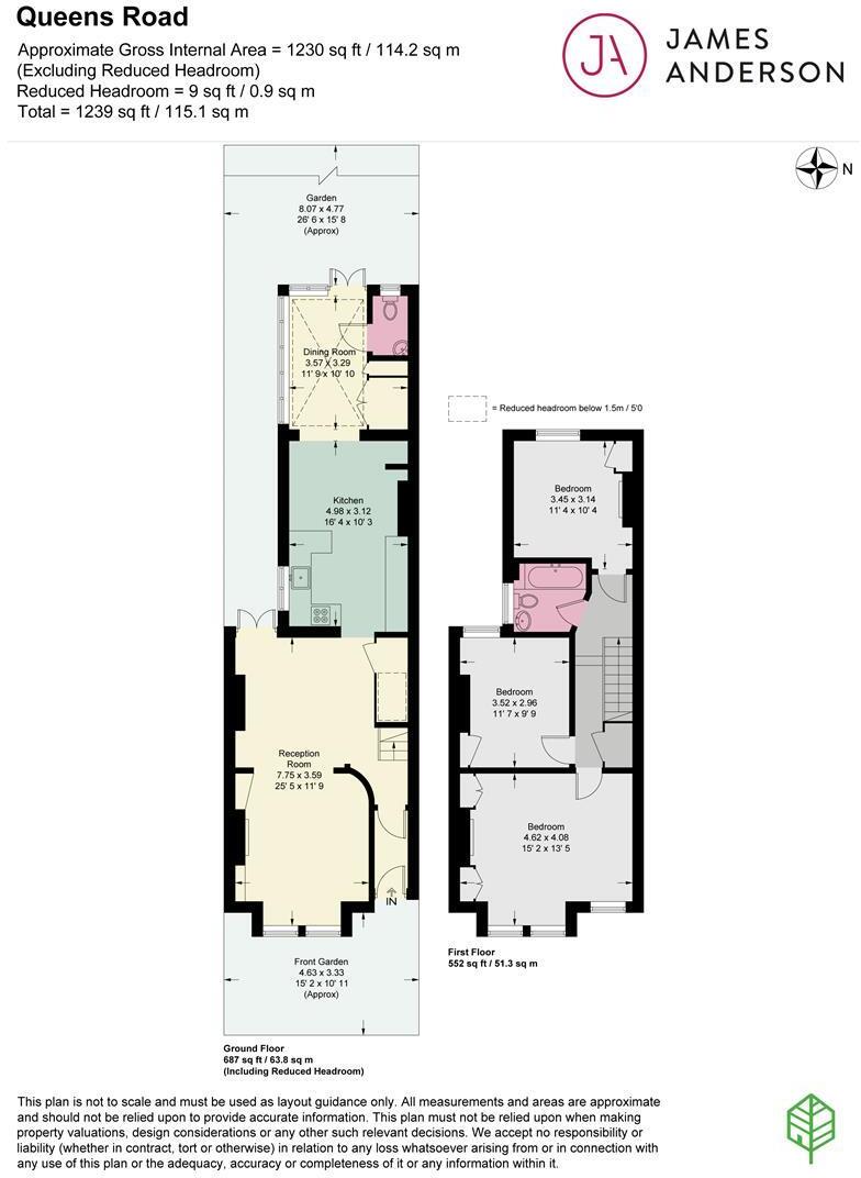 Queens Road, East Sheen, SW14 floorplan