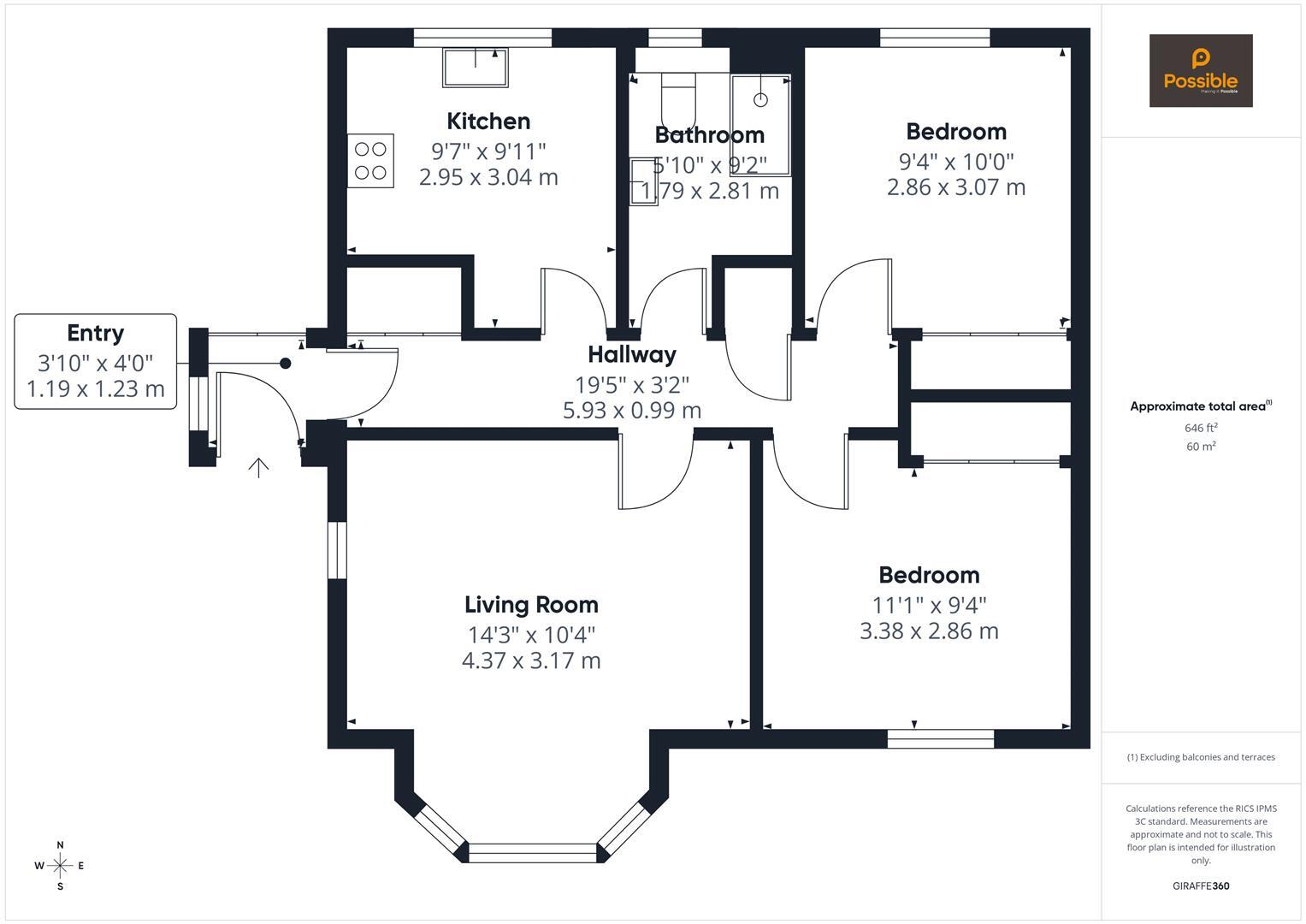 1 Annaty Court, Goshen Road, Scone, PH2 6UD floorplan