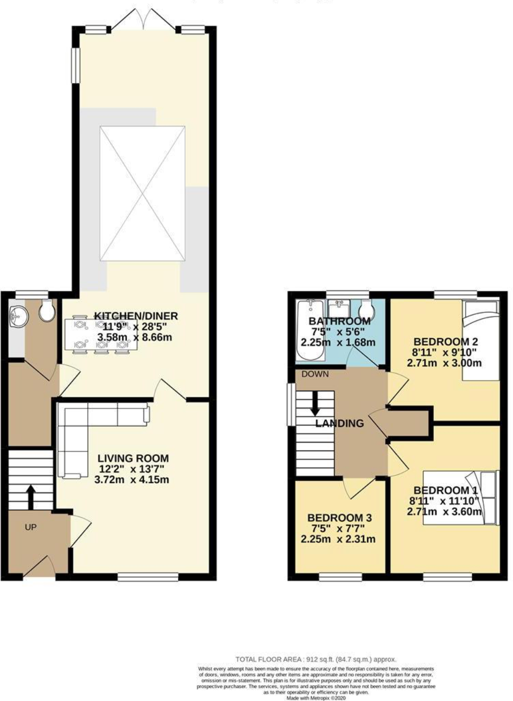 Wannock Close, Carlton Colville, Lowestoft, NR33 8DW floorplan