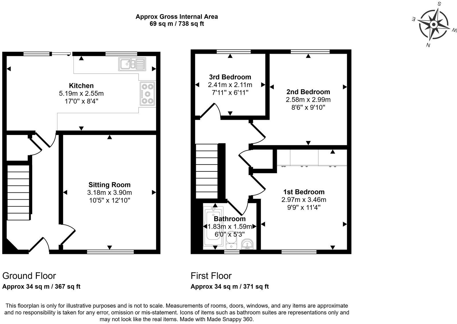 Kingfisher Close, Torquay, TQ2 floorplan