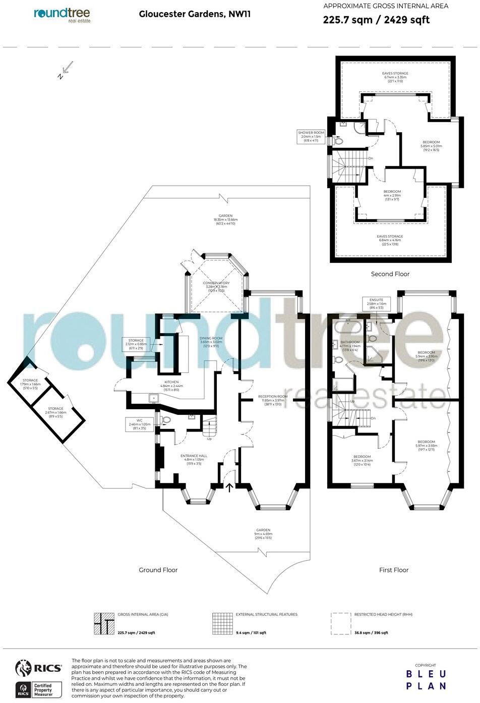 Gloucester Gardens, Golders Green, NW11 floorplan