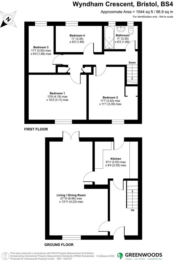 Wyndham Crescent, Broomhill, Bristol floorplan