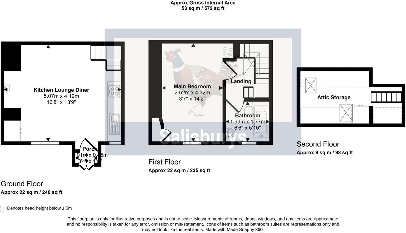 Coombe Cottages, Peter Tavy, PL19 9NT floorplan