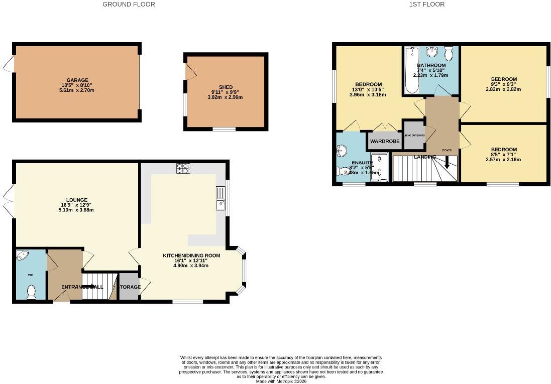 Hillside Drive, Okehampton floorplan