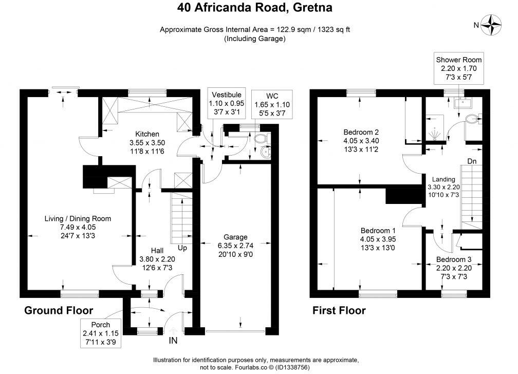 40 Africanda Road, Gretna, DG16 5BZ floorplan