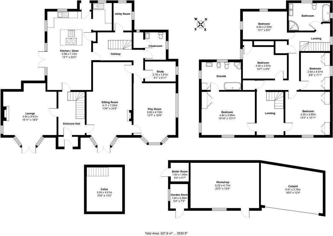 The Street, Rushmere St. Andrew floorplan