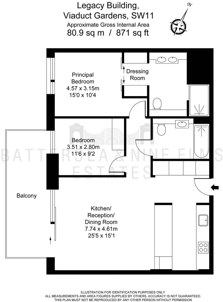 Legacy Building, Embassy Gardens floorplan