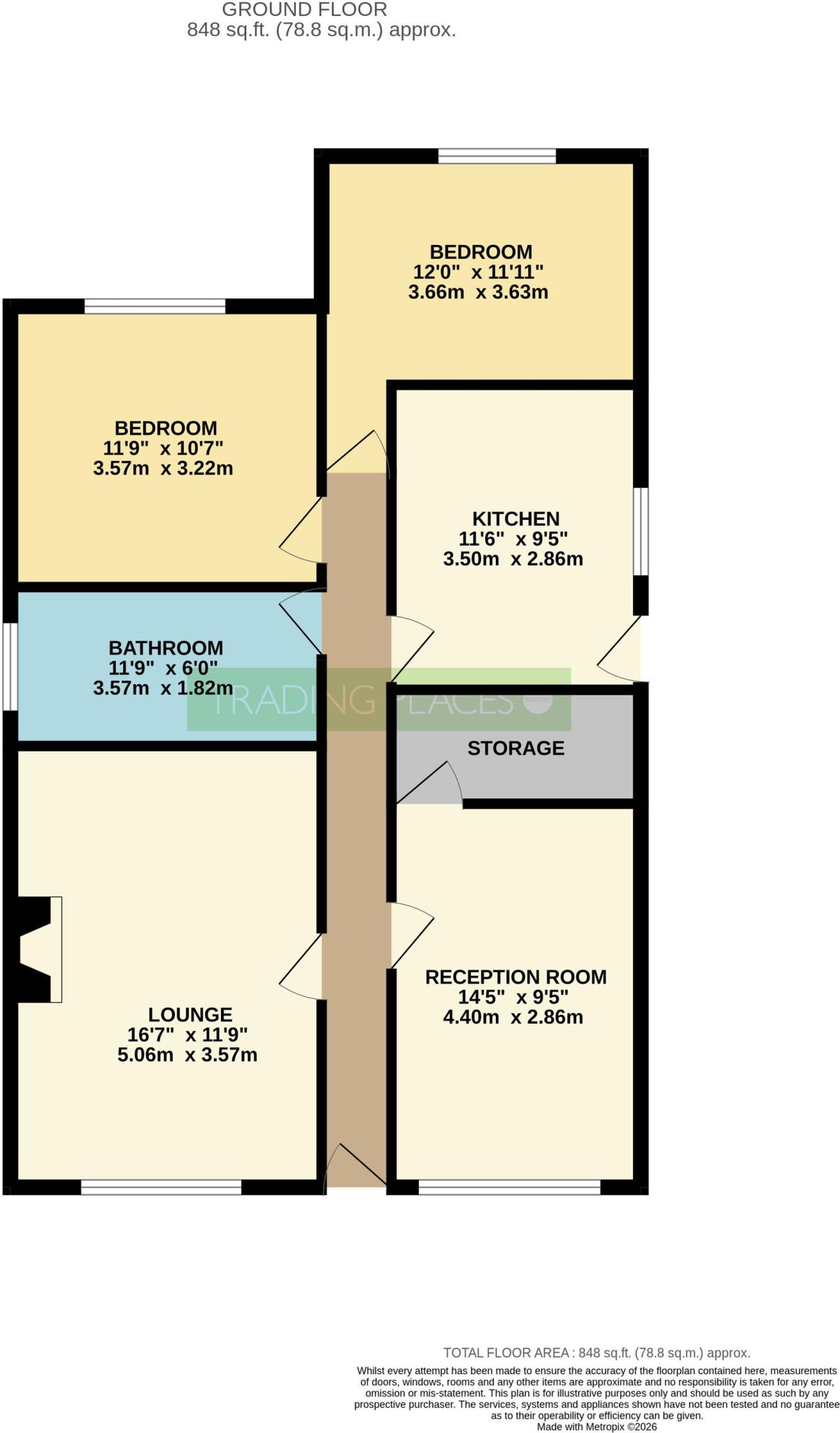 Beltone Close, Stretford, M32 floorplan