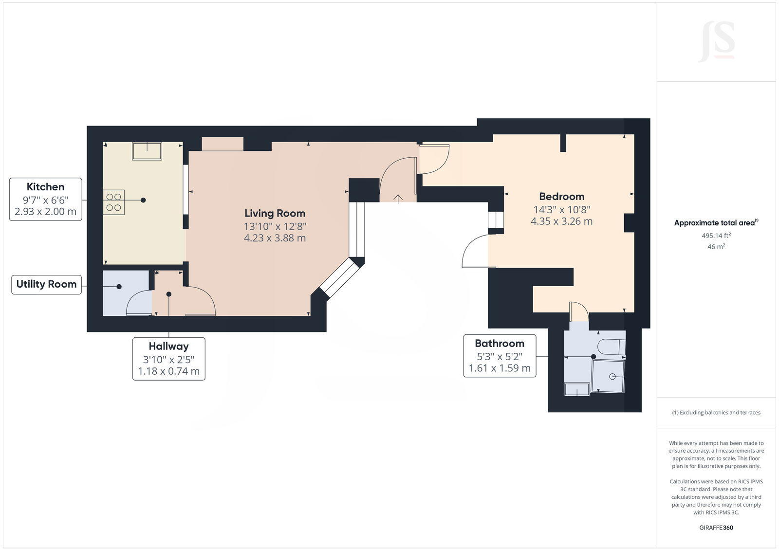 Cromwell Road, Hove, BN3 3EB floorplan