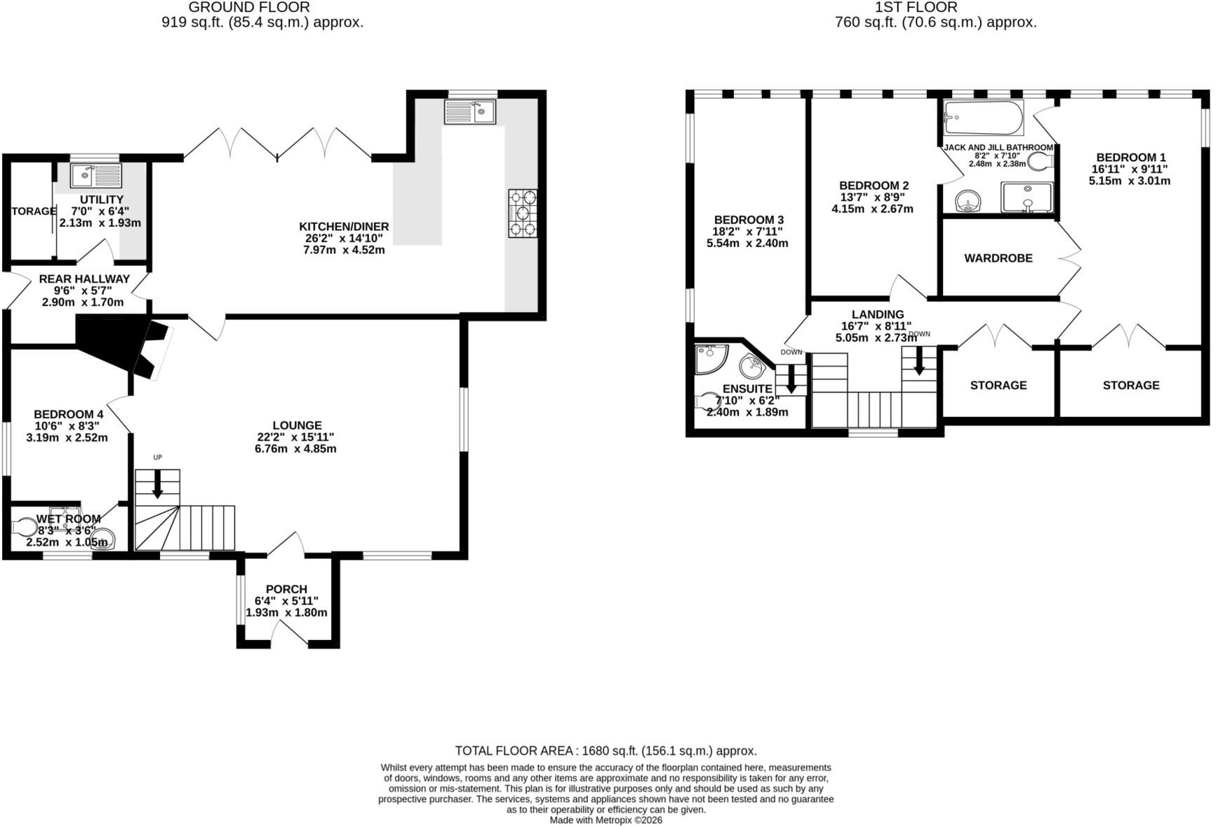 The Old School House, St Judes Road, Sulby, IM7 2EW floorplan