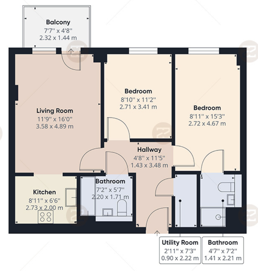 Skyline, Granville Street, Birmingham floorplan