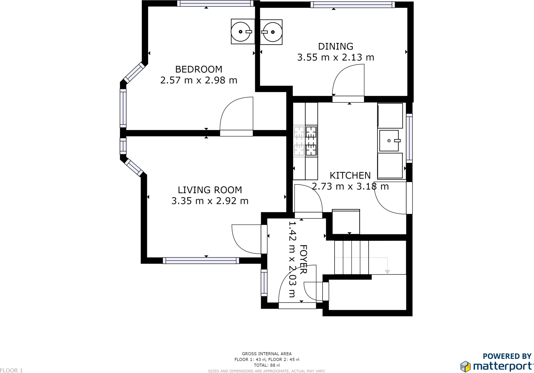 Holywell Drive, Loughborough floorplan