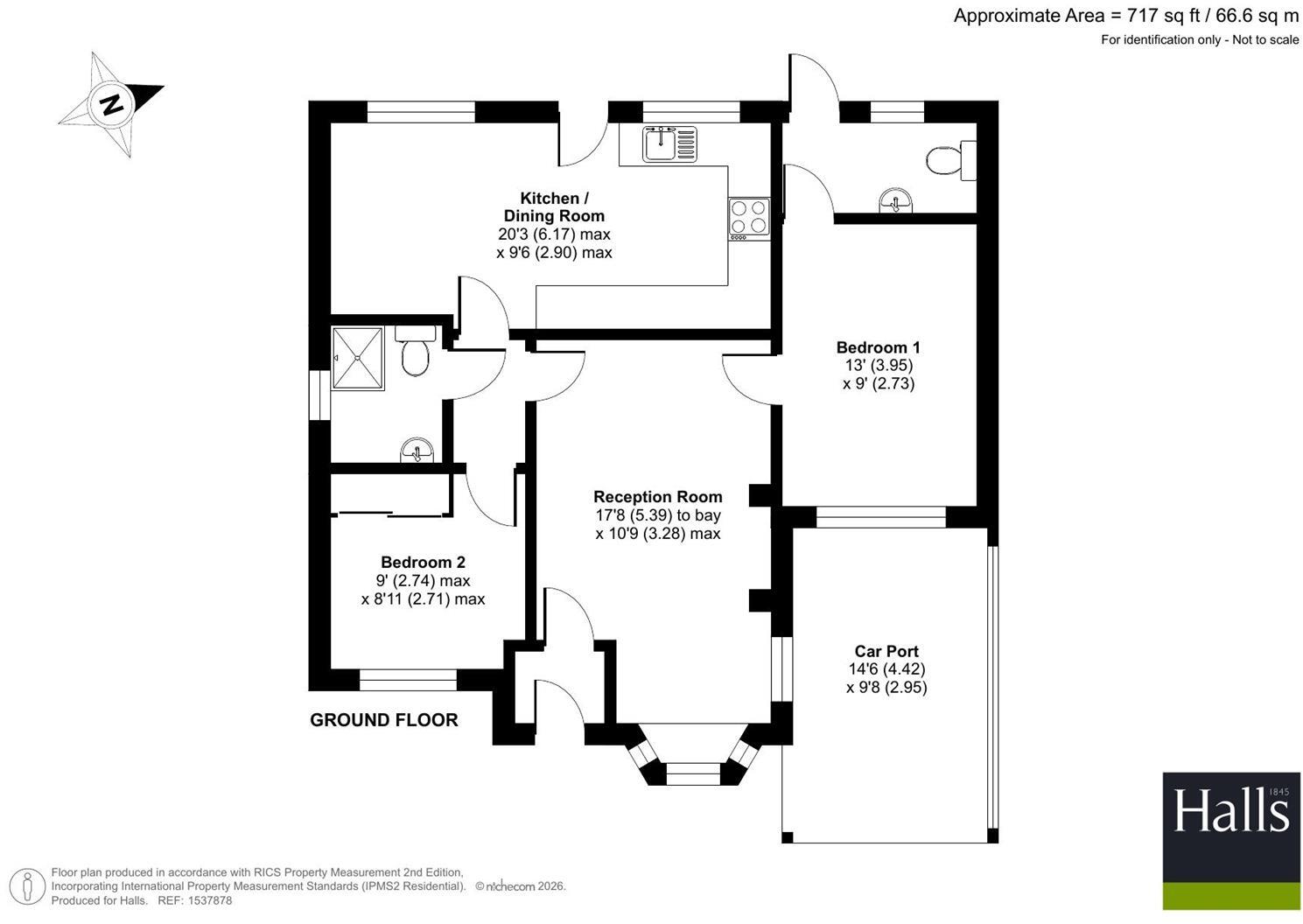Coly Anchor, Kinnerley, Oswestry. floorplan
