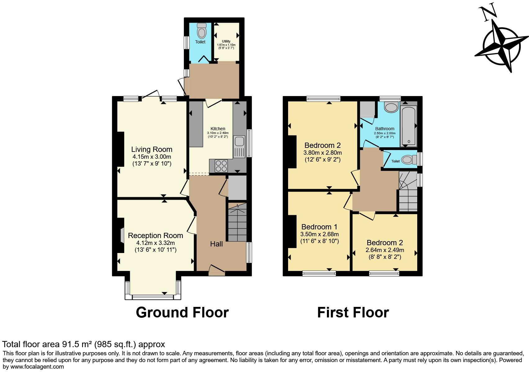 Genge Avenue, Wolverhampton, WV4 floorplan