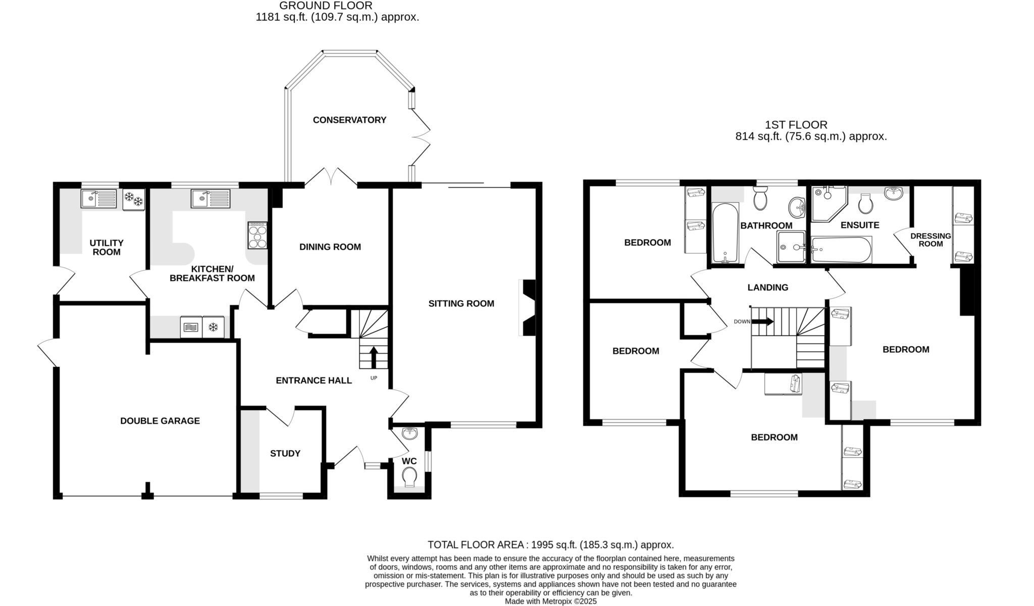 Badgers Brow, Willingdon Village,Eastbourne, BN20 9EE floorplan