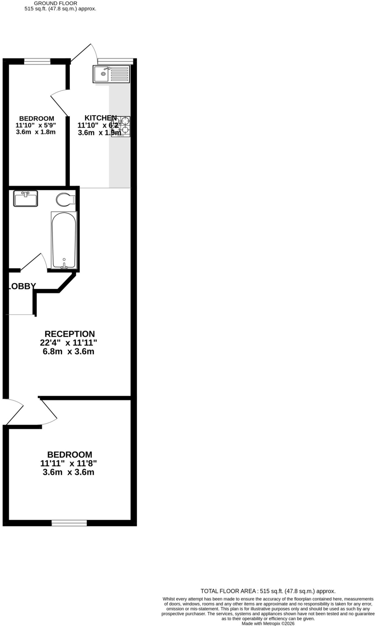 Crescent Road, Woolwich, London, SE18 floorplan