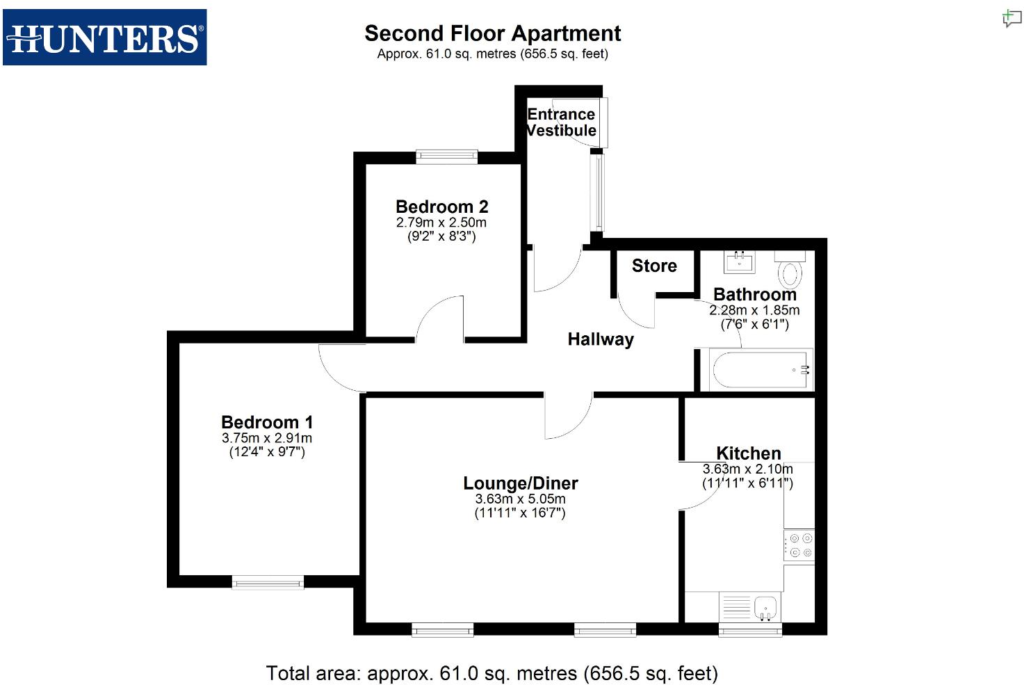 Northgate Lodge, Skinner Lane, Pontefract floorplan