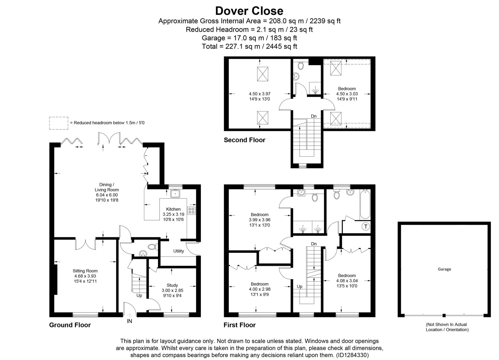 Dover Close, Pitstone, Leighton Buzzard floorplan