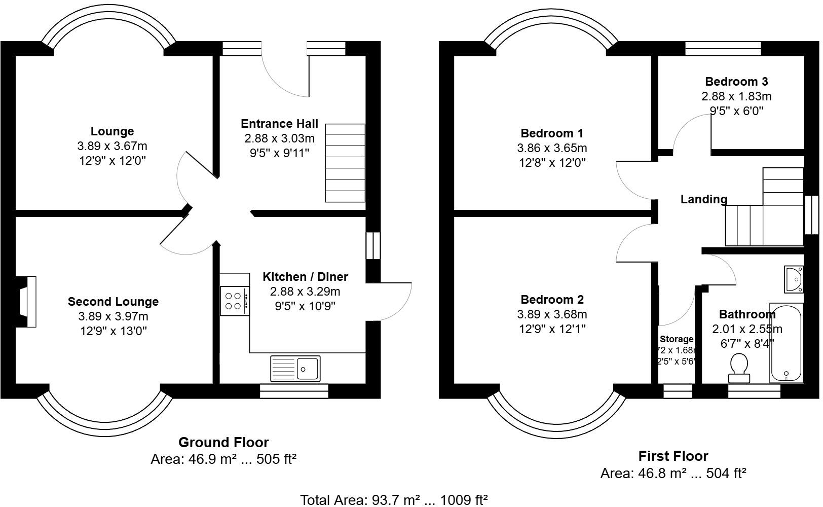 Lyddesdale Avenue, Thornton-Cleveleys, Lancashire, FY5 floorplan