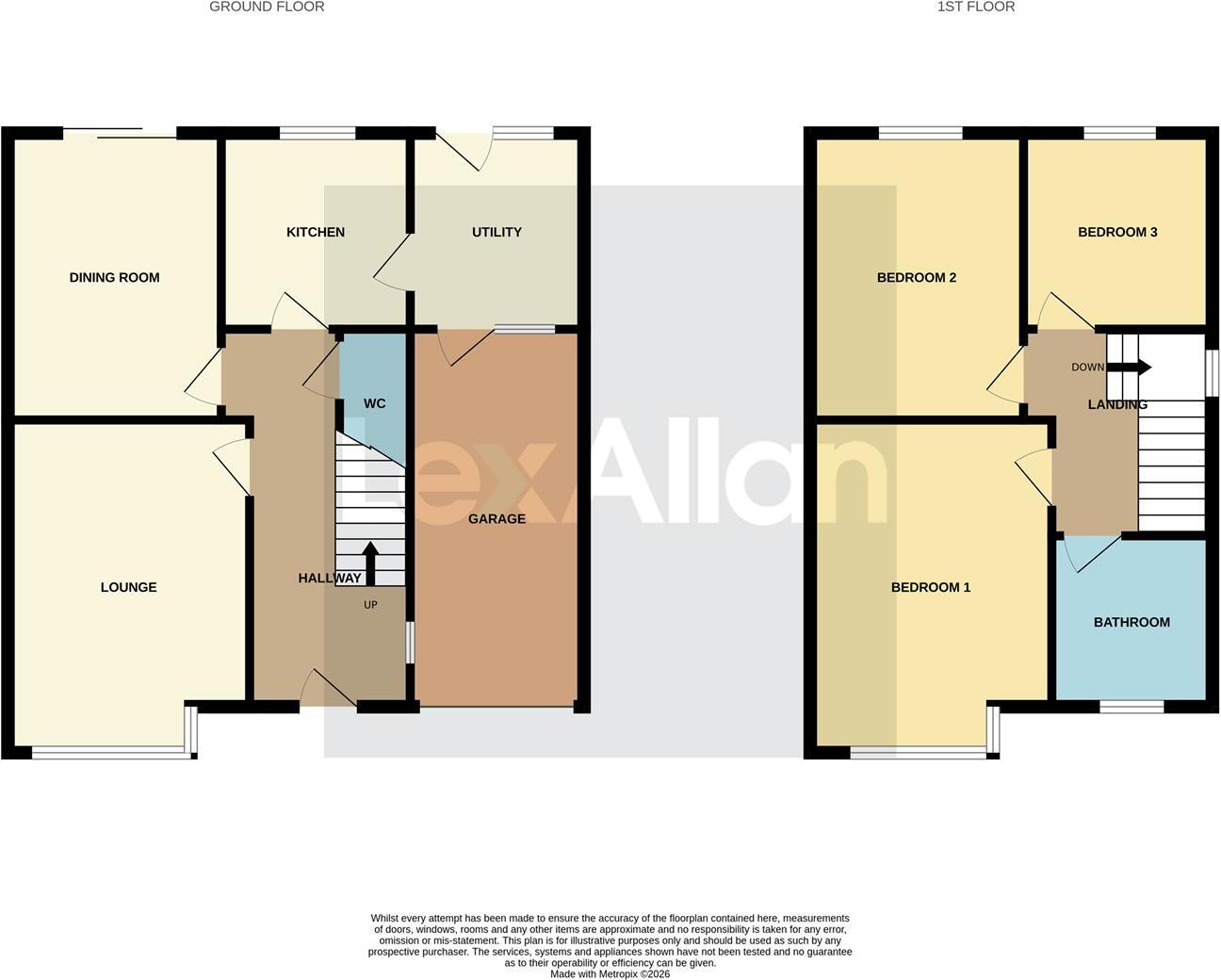 8, Oakfield Close, Stourbridge floorplan