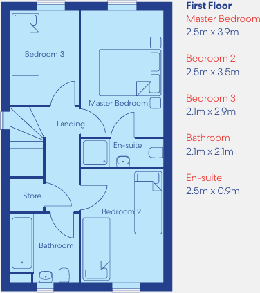 Benedictine Way, Sunderland floorplan