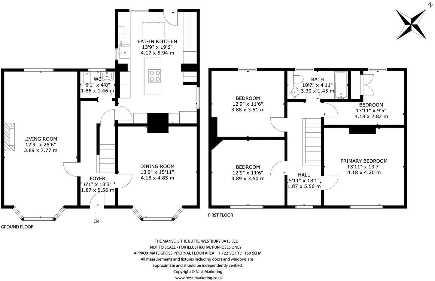 The Butts, Westbury, BA13 3EU floorplan